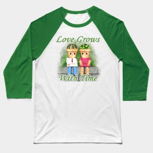 Flower, Manikin, Pot plant, Cactus, Love, Couple Baseball T-Shirt